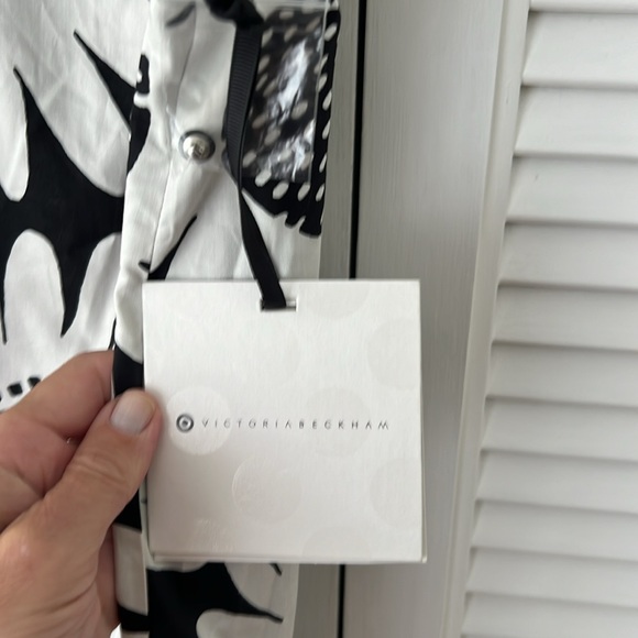 Victoria Beckham for Target, black and white ruffle dress, size small, NWT - Picture 6 of 11